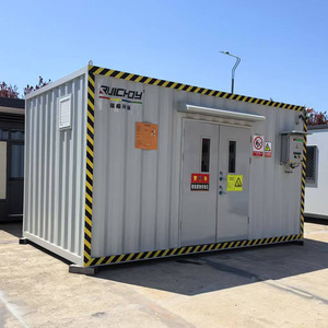 Conteneur de stockage chimique Ruichi en acier thermolaqué, unité mobile de stockage de déchets dangereux à haut niveau de sécurité - Product Image 2