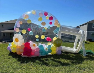 Trong suốt 6-8 người mái vòm bong bóng lều đo đạc <span class=keywords><strong>Inflatable</strong></span> rõ ràng mái vòm lều cho glamping Lều tuyết lều - Product Image 3