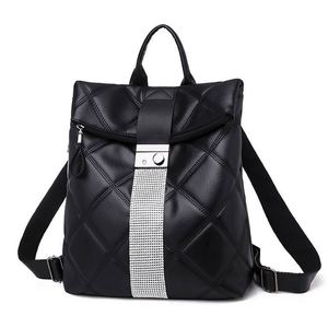 Muestra gratuita de mochila de viaje de cuero de lujo para mujer, de marca privada, mini, color rojo, a la moda. - Product Image 2