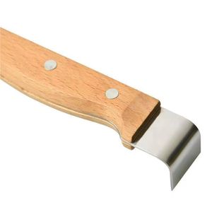 Cuchillo de Acero Inoxidable para Cortar Miel Pomelo, Herramienta de Apicultura con Gancho para Abrir Cuadros de Panal, Nuevo - Product Image 4