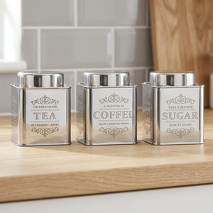 metal <b>canister</b> with lid Kitchen <b>Canisters</b> <b>Set</b> Pasta Biscuits Box - Product Image 4