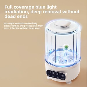 Portable <b>Mini</b> Washing Machine With Spin Dryer Foldable for Travel Dormitory Compact Design for Small Spaces With Top-loa - Product Image 5