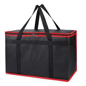 Custom Logo Promotional Reusable Thermal Insulation Bag Non Woven Insulated Lunch Cooler Bag for Food - Product Image 1