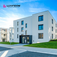Ventanas de Vidrio Low-E Preferidas por Constructores con Rotura de Puente Térmico de Argón, Ventana de Aluminio para Construcción de Múltiples Apartamentos