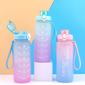 Botella Deportiva de Plástico de 1 Litro/32oz con Logotipo Personalizado, Botella para Bebidas de Gimnasio con Sublimación para Bodas, Venta al Por Mayor - Product Image 4