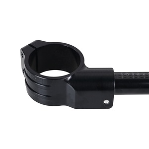 Guidon CNC réglable de 50 mm/1,96 po pour motos KAWASAKI ZX6R ZX10R/YAMAHA <span class=keywords><strong>R6</strong></span> R1, commandes de course - Product Image 3