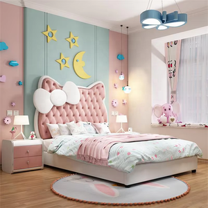 Luxury Bedroom Furniture Queen Matrimonial King Size <strong>Beds</strong> Frame Up-Holstered <strong>Kitty</strong> Single <strong>Bed</strong> <strong>Hello</strong> <strong>Kitty</strong> Kids <strong>Bed</strong> for Girl - Product Image 6