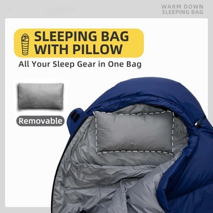 <span class=keywords><strong>Sac</strong></span> <span class=keywords><strong>de</strong></span> <span class=keywords><strong>couchage</strong></span> en duvet <span class=keywords><strong>de</strong></span> canard 1500 Fill Power, type momie, pour les voyages <span class=keywords><strong>de</strong></span> randonnée par temps froid - Product Image 4