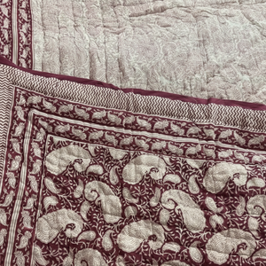 Rajasthani Handloom Design de luxe fait à la main Vintage ethnique Kantha couette cousue à la main coton KanthaQuilt Patchwork couette pour la maison - Product Image 1