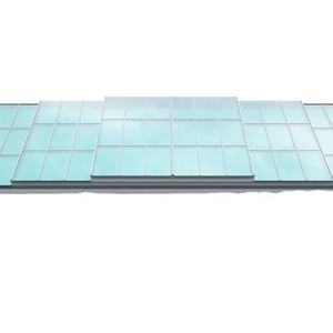 GZGY sistem atap kaca geser, Modern dapat ditarik komersial dan ruang tinggal dengan desain modis - Product Image 6