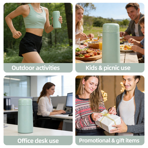 Botol Termos Mini Stainless Steel Portabel untuk Camping 150ml Ramah Lingkungan Insulasi Portabel untuk Minuman Panas/Dingin - Product Image 4