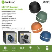 Mini altavoz magnético NR137, altavoz TWS inalámbrico con Bluetooth, soporte para teléfono móvil, base anticaídas de silicona.