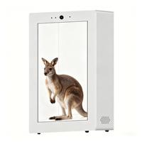 Pantalla Táctil Vertical Transparente de 32 Pulgadas y 10 Puntos, Póster Digital con Animación Gráfica, Compatible con SDK OEM, Alta Resolución 1920x1080