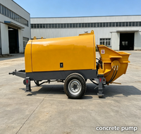 Pompe à béton diesel à 20 pompes, modèle adapté à la coulée de béton dans le bâtiment