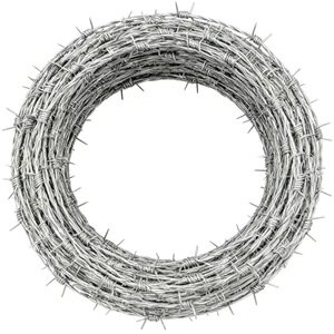 <span class=keywords><strong>Fil</strong></span> <span class=keywords><strong>de</strong></span> fer barbelé galvanisé antivol à 2 brins <span class=keywords><strong>de</strong></span> 2,5 mm, haute qualité, anti-escalade, <span class=keywords><strong>bobine</strong></span> <span class=keywords><strong>de</strong></span> 500 m - Product Image 2