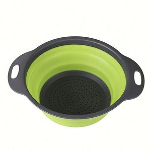 Passoire pliable en silicone sans BPA, robuste, pour cuisine, pour pâtes, légumes et fruits - Product Image 3