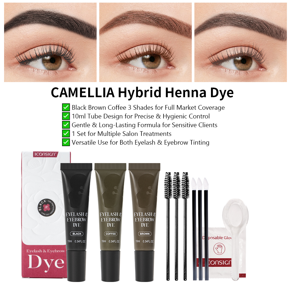 Teinture des cils et des sourcils