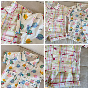 Pur coton bébé à manches courtes pantalons longs Homewear ensemble de pyjamas pour enfants garçons filles deux pièces - Product Image 2