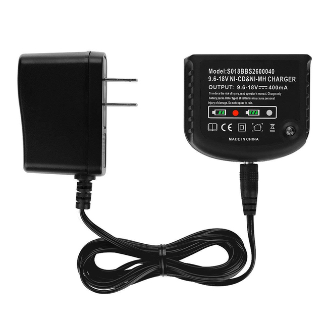 S018BBS2600040 9.6V-18V MAX Ni-MH DC Fast Charger for HPB18/HPB14/HPB12/HPB96 Power Tool Batteries