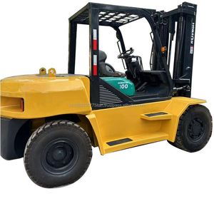 Montacargas Diésel Komatsu FD100 Usado, Capacidad de 10 Toneladas, Mástil de Dos/Tres Etapas, para Terreno Todoterreno - Product Image 1