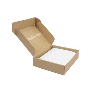 Paper Box Packaging Sustainable Eco Friendly Mailing Box Corrugated Shipping Box Packaging For Clothes Custom Kraft Paper Environmental Packing