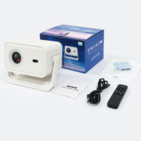 Projecteurs Wifi6 à mise au point automatique, projecteur intelligent P21, 1080P FHD, vidéo 4K, 400 ANSI, Android 14, 1080P natif, cinéma maison portable
