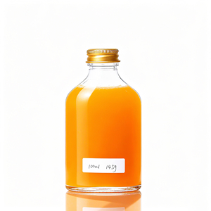 Vente en gros de flacons en verre vides à col large de 100 ml à 500 ml pour boissons gazeuses avec bouchon en aluminium, bouteilles à liqueur - Product Image 3