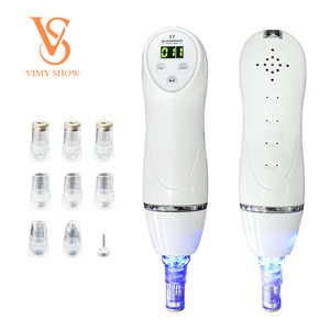 Portable 6 Tips Crystal Microdermabrasion Diamond Peeling Machine Blackhead Acné Eliminador <span class=keywords><strong>de</strong></span> arrugas Limpiador <span class=keywords><strong>de</strong></span> poros Característica para AU US - Product Image 2