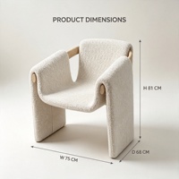 Chaises de salon en bois de luxe, style nordique, coussin moelleux, chaise ergonomique de détente, meubles de salon pour villa, hôtel