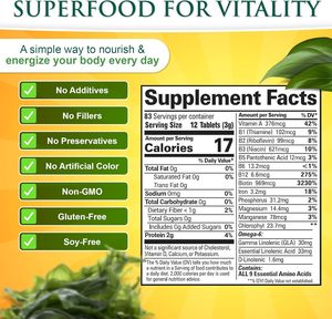 OEM Premium Spirulina Pills China Premium Chlorella Spirulina <strong>Tablet</strong> - Product Image 2