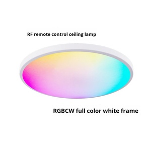 Lámpara de Techo LED Inteligente Moderna RGBCW con Wifi, Luz de Techo Empotrada con Control Remoto para Sala de Estar - Product Image 6