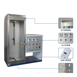 AS/NZS 4389 BS EN ISO 6941 NFPA 701EN 13501 EN 1263 <span class=keywords><strong>ASTM</strong></span> Labor Vertikaler Flammentester für Sicherheitsnetz Feuerwiderstandstester - Product Image 1