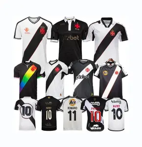 Camisa de futebol Vasco da Gama 2024-2025, camisa de futebol Alex Teixeira 1997 Medel Marlon Gomes Payet Sebastian LGBTQIA, camisa de futebol fora de casa