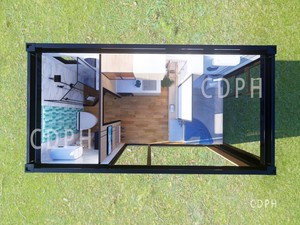 Trung Quốc Sản Xuất <span class=keywords><strong>Modular</strong></span> Moveable <span class=keywords><strong>Container</strong></span> Nhà Đơn Giản Lắp Ráp Casa Prefabricada Nhà Với Bánh Sandwich Bảng Điều Chỉnh Vật Liệu Thép - Product Image 6