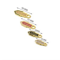 Pour les soins vêtements faux concepteur rectangulaire privé Parcum coeur personnalisé chine fait étiquette nom plaque métal personnalisable étiquette Logo