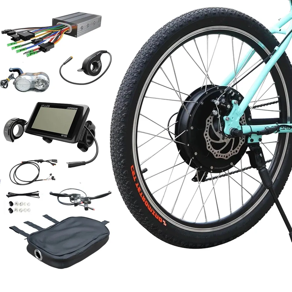 Radfahren Ebike Umbaus atz Fahrrad teile Bürstenloser 2000W Hinterrad naben motor Ebike Elektro fahrrads atz