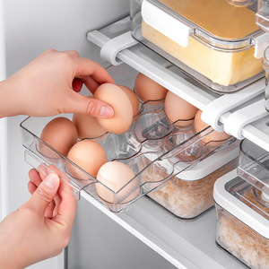 Refrigerator <b>Storage</b> Box <b>Drawer</b> Type Food Grade Airtight Kitchen Organizer For Vegetables Fruits Eggs - Product Image 3