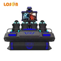 Simulateur de jeux de vaisseau spatial VR 4 6 joueurs, équipement de réalité virtuelle, jeu vidéo 3d 9d VR, prix cinéma multijoueur