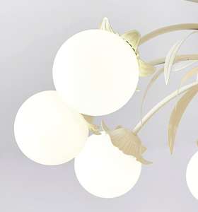 Ventilateurs de plafond avec <span class=keywords><strong>lustre</strong></span> blanc, <span class=keywords><strong>ventilateur</strong></span> de plafond Fandelier de 31 pouces avec <span class=keywords><strong>globe</strong></span> de classe, 18 lumières <span class=keywords><strong>pour</strong></span> salon, salle à manger, télécommande - Product Image 5