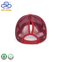 Gorras de Béisbol Ajustables de Malla Transpirable con Orificio para Cola de Caballo, Personalizables con Logotipo, para Verano, Venta al por Mayor, Fabricante