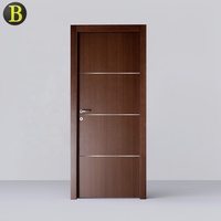 Porte coulissante latérale moderne en bois BASEN, finition MDF, surface finie, serrure, garantie 1 an, certifiée E1