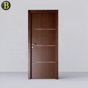 Puerta de MDF Moderna de Apertura Lateral para Apartamento, con Acabado y Cerradura - Product Image 2