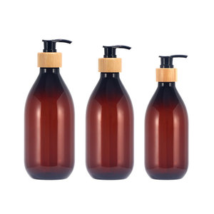 Distributeur de savon liquide Minnie 500 ml avec pompe en bambou, flacon pour gel douche et shampoing pour les soins quotidiens - Product Image 4