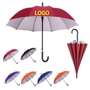 Parapluies publicitaires personnalisés pour cadeaux d'affaires, vente en gros, parapluies à manche droit pour hommes, parapluies à long manche pour cadeaux - Product Image 2
