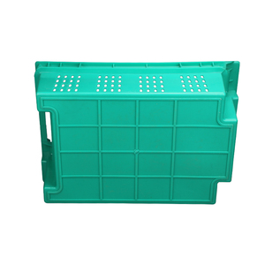 BYPC-Thùng Đựng Thịt Bằng Nhựa Nhiều Màu Có Thể Xếp Chồng Và <span class=keywords><strong>Nestable</strong></span> Cấp Thực Phẩm HDPE Của Nhà Sản Xuất 600X400X200Mm Để Vận Chuyển Thịt - Product Image 5