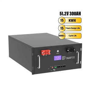 Nouvelle arrivée Batterie de stockage d'énergie solaire domestique 51,2V 280AH 48V 300AH Lifepo4 Protection IP65 CAN Stockage domestique 15KWH - Product Image 1