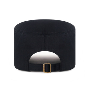 Men's Breathable Flat Top Cap Navy Blue Sport Outdoor Casual Hat With Sunscreen Feature For Adults - Product Image 3