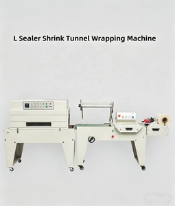 Machine d'emballage sous film rétractable multifonctionnelle de type L semi-automatique <span class=keywords><strong>pour</strong></span> boîtes, bouteilles, produits alimentaires, produits chimiques et vêtements - Product Image 4