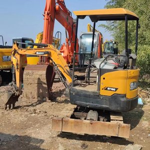 SANY SY16C Excavator Used 1.6 Tons 95% New Original with EPA CE Sany 16 Mini Excavator Farm Household <b>Small</b> Excavator - Product Image 2