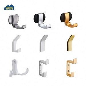 Creative Home Multifunctional Aluminum Eco-Friendly Portable Wardrobe Coat Hook Kitchen Bathroom Door Towel Hanger <b>Storage</b> Hooks - Product Image 2